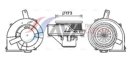 Ventilador habitáculo AVA Deutschland GmbH ref. ST8046