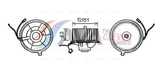 Ventilador habitáculo AVA Deutschland GmbH ref. ST8505