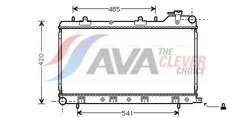 Radiateur moteur (Radiateur de refroidissement) AVA Deutschland GmbH ref. SU2045