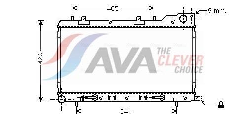 Radiateur moteur (Radiateur de refroidissement) AVA Deutschland GmbH ref. SU2048