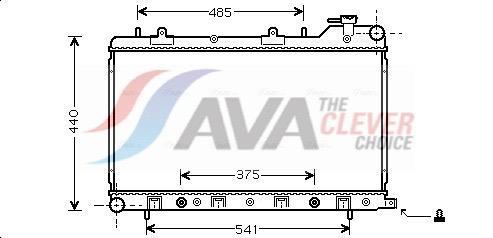 Radiateur moteur (Radiateur de refroidissement) AVA Deutschland GmbH ref. SU2049