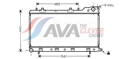 Radiateur moteur (Radiateur de refroidissement) AVA Deutschland GmbH ref. SU2071