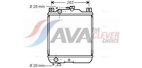 Radiateur moteur (Radiateur de refroidissement) AVA Deutschland GmbH ref. SZ2020