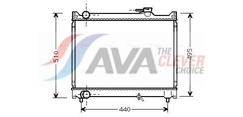 Radiateur moteur (Radiateur de refroidissement) AVA Deutschland GmbH ref. SZ2046