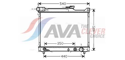 Radiateur moteur (Radiateur de refroidissement) AVA Deutschland GmbH ref. SZ2077