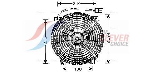 Ventilateur de refroidissement du moteur (Motoventilateur) AVA Deutschland GmbH SZ7505