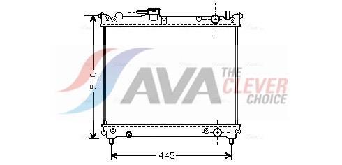 Radiateur moteur (Radiateur de refroidissement) AVA Deutschland GmbH ref. SZA2024