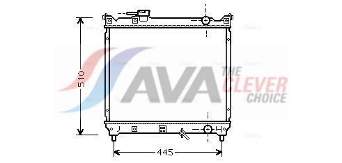 Radiateur moteur (Radiateur de refroidissement) AVA Deutschland GmbH ref. SZA2033