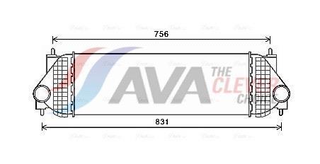 Intercooler permutador ar-ar AVA Deutschland GmbH ref. SZA4134
