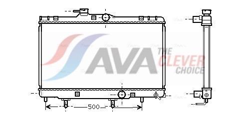 Radiateur moteur (Radiateur de refroidissement) AVA Deutschland GmbH ref. TO2156