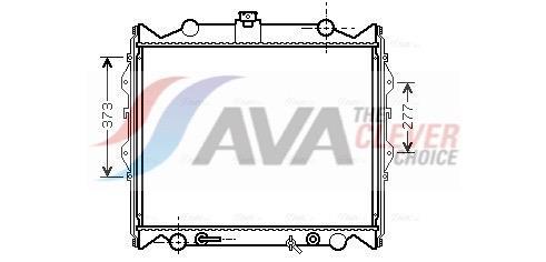 Radiateur moteur (Radiateur de refroidissement) AVA Deutschland GmbH ref. TO2311