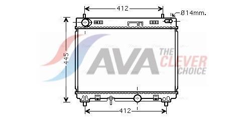 Radiateur moteur (Radiateur de refroidissement) AVA Deutschland GmbH ref. TO2358