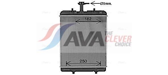 Radiateur moteur (Radiateur de refroidissement) AVA Deutschland GmbH TO2764