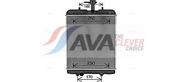 Radiateur moteur (Radiateur de refroidissement) AVA Deutschland GmbH TO2764