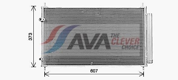 Condenseur, climatisation (Radiateur de climatisation) AVA Deutschland GmbH ref. TO5773D