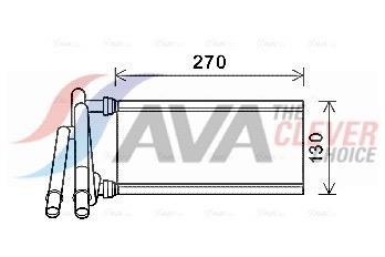 Radiateur de chauffage AVA Deutschland GmbH ref. TO6706