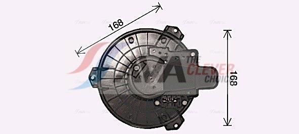 Pulseur d'air habitacle (Ventilateur habitacle) AVA Deutschland GmbH ref. TO8751