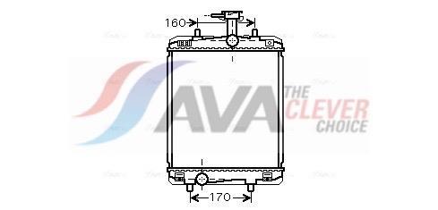 Radiateur moteur (Radiateur de refroidissement) AVA Deutschland GmbH ref. TOA2360
