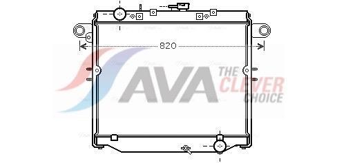 Radiateur moteur (Radiateur de refroidissement) AVA Deutschland GmbH ref. TOA2379