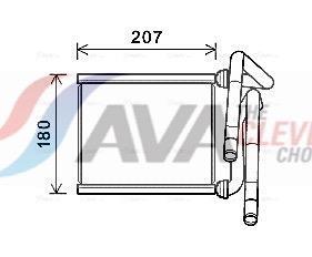 Radiateur de chauffage AVA Deutschland GmbH ref. TOA6727