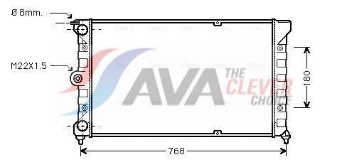 Radiateur moteur (Radiateur de refroidissement) AVA Deutschland GmbH ref. VN2037