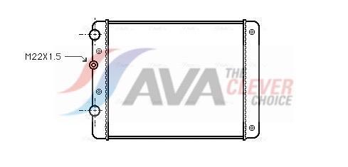 Radiateur moteur (Radiateur de refroidissement) AVA Deutschland GmbH ref. VN2129