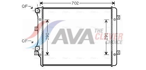 Radiateur moteur (Radiateur de refroidissement) AVA Deutschland GmbH ref. VN2207