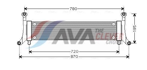 Radiateur moteur (Radiateur de refroidissement) AVA Deutschland GmbH VN2278