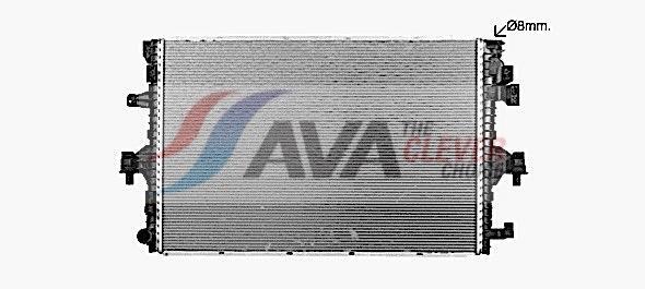 Radiateur moteur (Radiateur de refroidissement) AVA Deutschland GmbH ref. VN2436