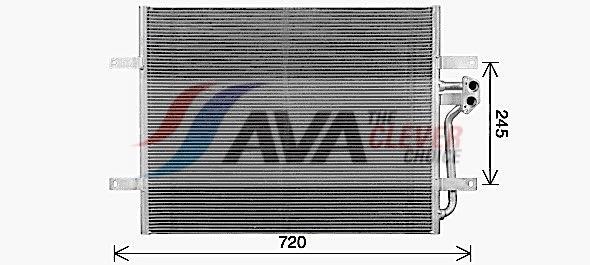 Condenseur, climatisation (Radiateur de climatisation) AVA Deutschland GmbH ref. VN5418