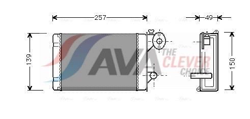 Radiateur de chauffage AVA Deutschland GmbH ref. VN6062