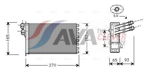 Radiateur de chauffage AVA Deutschland GmbH ref. VN6173