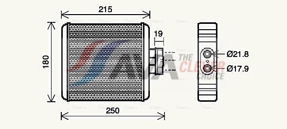 Radiateur de chauffage AVA Deutschland GmbH ref. VN6196