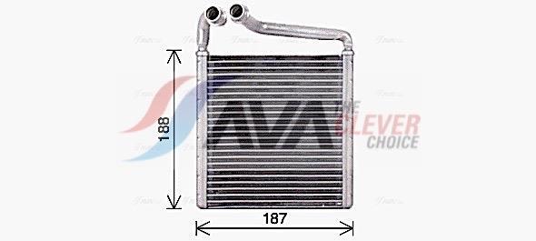 Radiateur de chauffage AVA Deutschland GmbH ref. VN6416