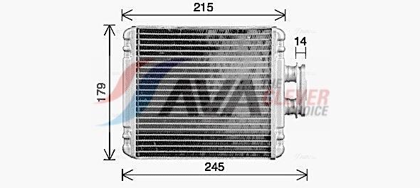 Radiateur de chauffage AVA Deutschland GmbH ref. VN6434