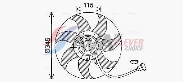 Ventilador do motor AVA Deutschland GmbH ref. VN7541