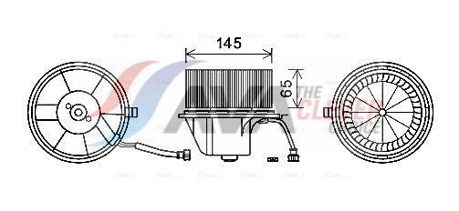 Ventilador habitáculo AVA Deutschland GmbH ref. VN8351
