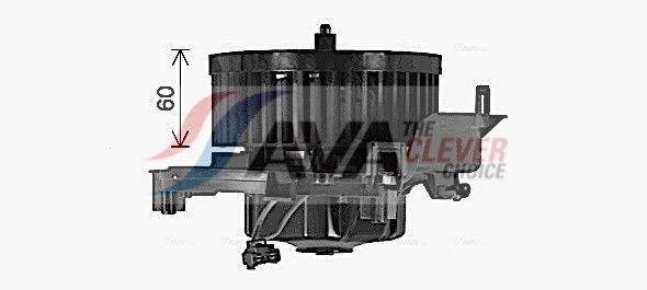 Pulseur d'air habitacle (Ventilateur habitacle) AVA Deutschland GmbH ref. VN8423