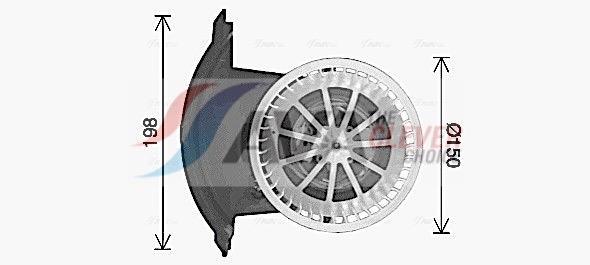 Ventilador de habitáculo AVA Deutschland GmbH ref. VN8427