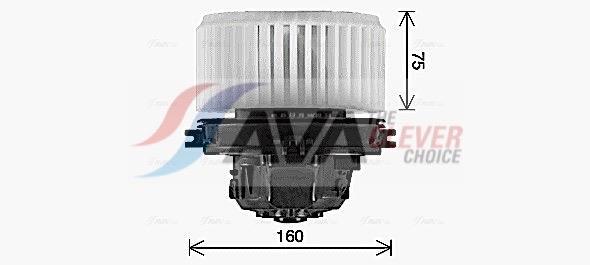 Pulseur d'air habitacle (Ventilateur habitacle) AVA Deutschland GmbH VN8549