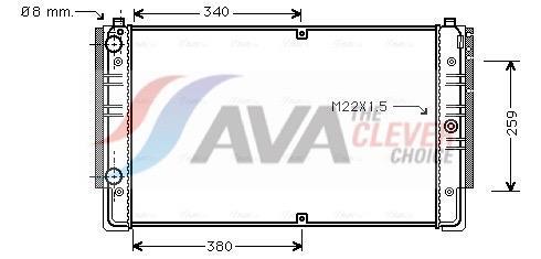 Radiateur moteur (Radiateur de refroidissement) AVA Deutschland GmbH ref. VNA2149