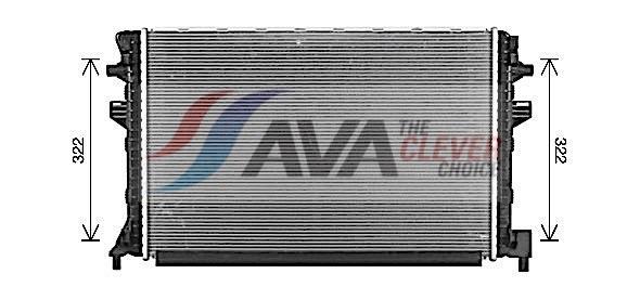 Radiateur moteur (Radiateur de refroidissement) AVA Deutschland GmbH ref. VNA2383