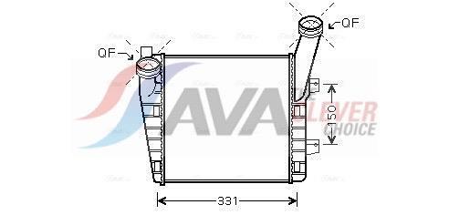 Intercooler, échangeur (Refroidisseur d'air) AVA Deutschland GmbH ref. VNA4263