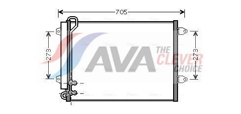 Condenseur, climatisation (Radiateur de climatisation) AVA Deutschland GmbH ref. VNA5225D
