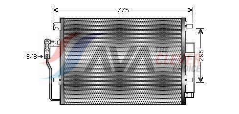 Condenseur, climatisation (Radiateur de climatisation) AVA Deutschland GmbH ref. VNA5277D