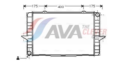 Radiateur moteur (Radiateur de refroidissement) AVA Deutschland GmbH ref. VO2063