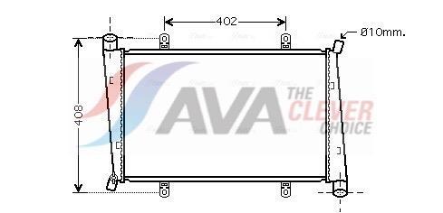 Radiateur moteur (Radiateur de refroidissement) AVA Deutschland GmbH ref. VO2130