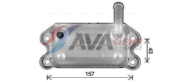 Radiateur d'huile moteur (Refroidisseur d'huile moteur) AVA Deutschland GmbH ref. VO3299