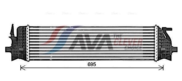 Intercooler, échangeur (Refroidisseur d'air) AVA Deutschland GmbH ref. VO4305