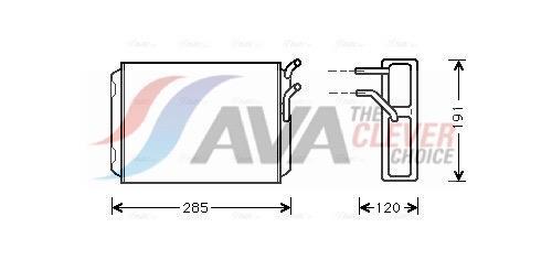 Radiateur de chauffage AVA Deutschland GmbH ref. VO6096